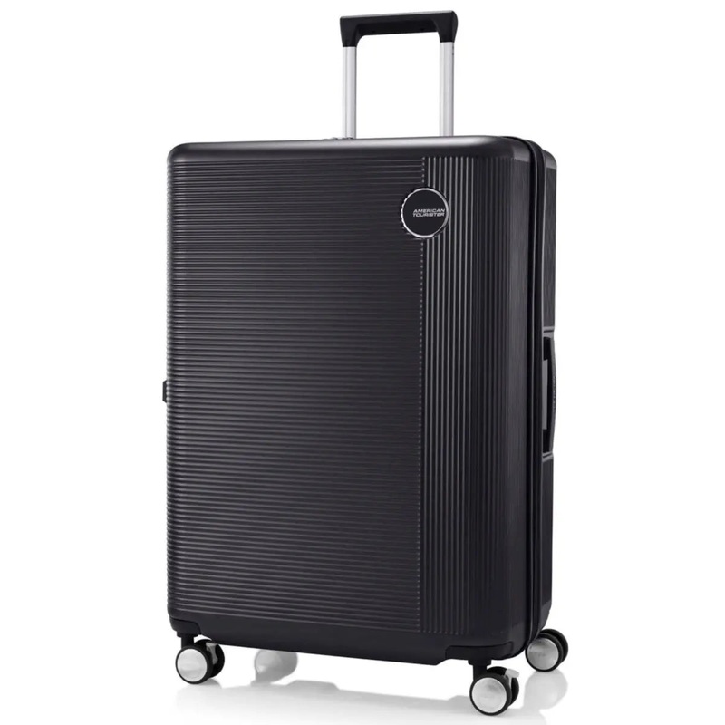 American Tourister Gemina Pro 75 cm Expandable Suitcase - Black