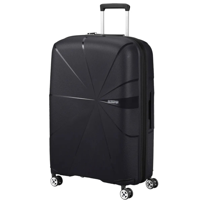 American Tourister Starvibe 77 cm Expandable Spinner Suitcase - Black