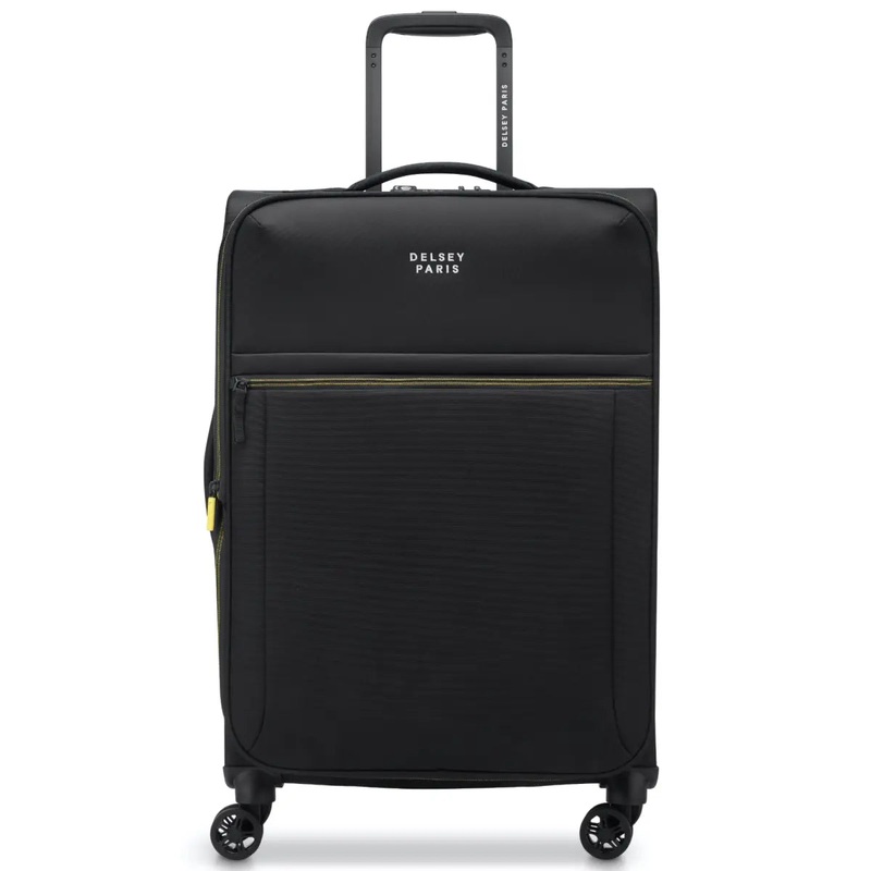 Delsey Brochant 3 - 67 cm 4-Wheel Expandable Suitcase - Deep Black