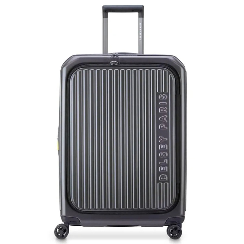 Delsey Securitime Zip 66 cm Top Opening 4-Wheel Expandable Suitcase - Anthracite