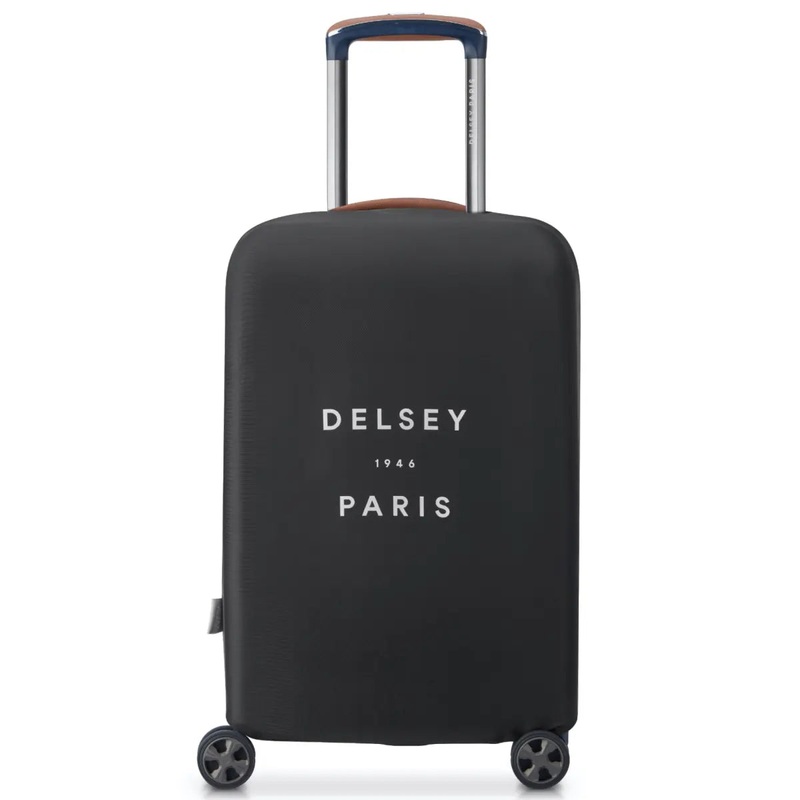 Delsey Suitcase Cover - Small (Fits 55 cm - 65 cm Suitcase) - Black