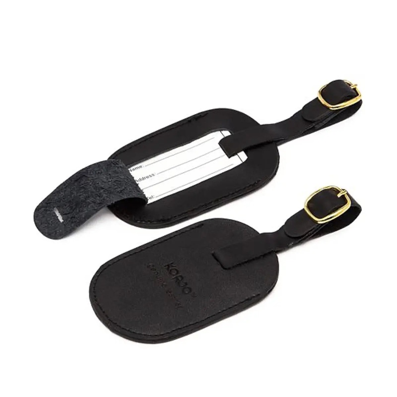 Korjo Leather Suitcase Tags