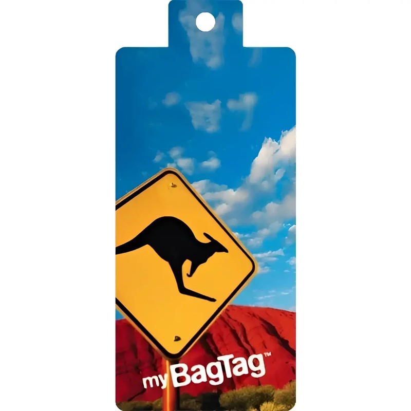 MyBagTag Suitcase Tag Twin Pack - Kangaroo Sign