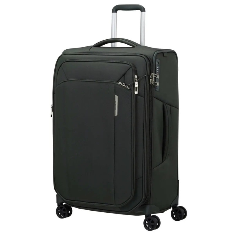 Samsonite Respark 67 cm Expandable Spinner Suitcase - Forest Green