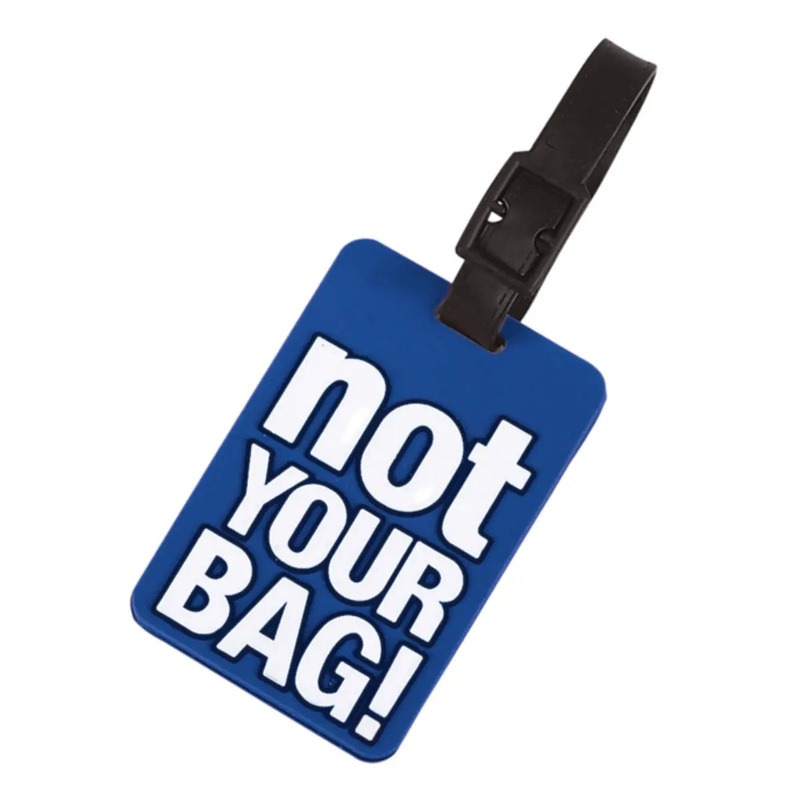 Tosca Attitude Suitcase Tag - Not Your Bag
