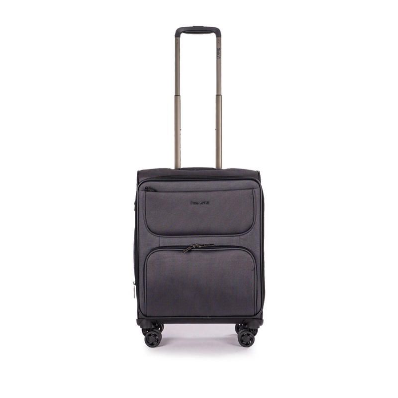 Stratic Bendigo Light + Suitcase S With Front Access Opening - Black