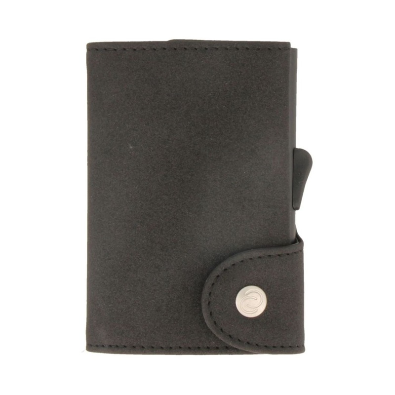 C-Secure PU Leather Wallet (Black Shimmer 7807)