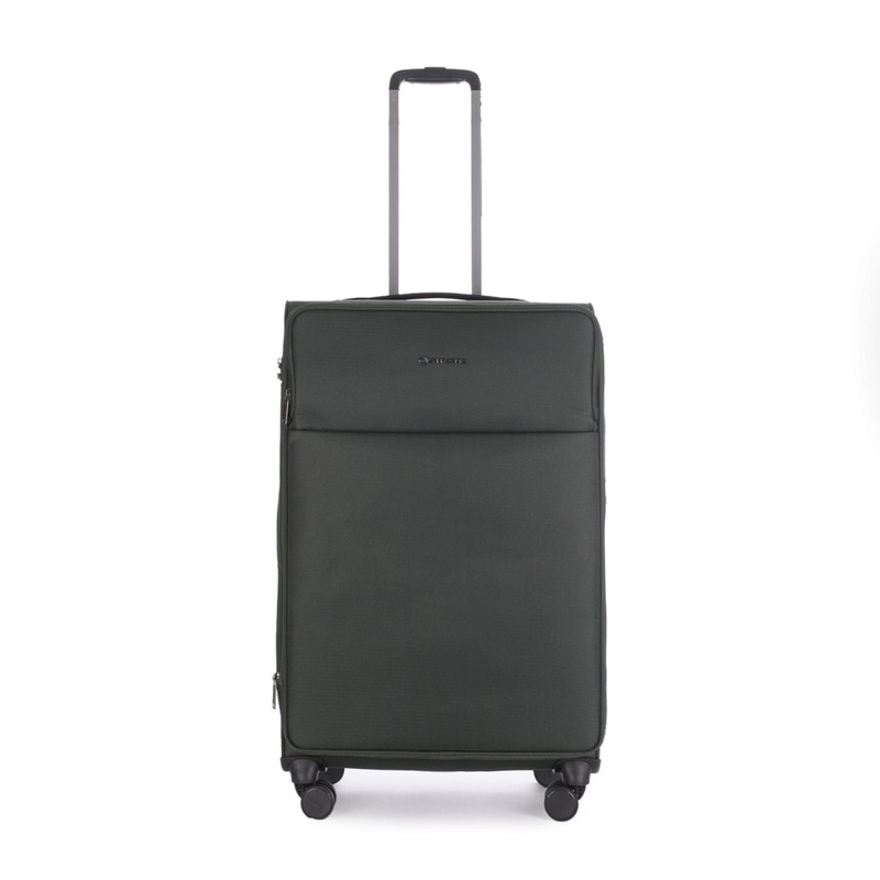 Stratic Light + Suitcase L With Front Access Opening - Dark Green