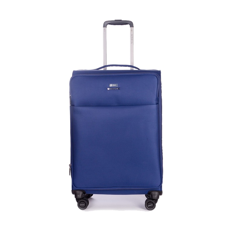 Stratic Light + Suitcase M With Front Access Opening - Navy