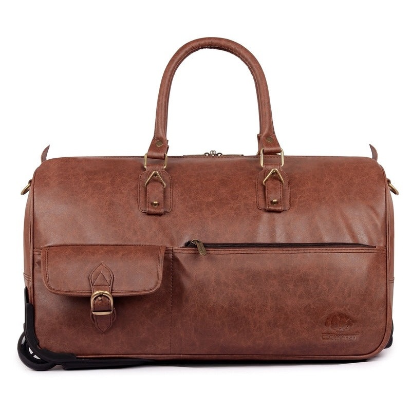 The Clownfish Paramount Duffle Trolley - Waterproof, Durable | 44L | Gingerbread Color