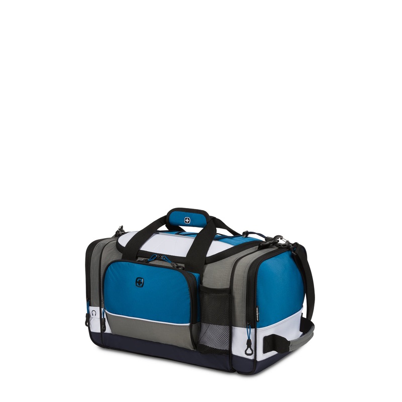 SWISSGEAR Apex 20" Duffel in Blue/Grey/White