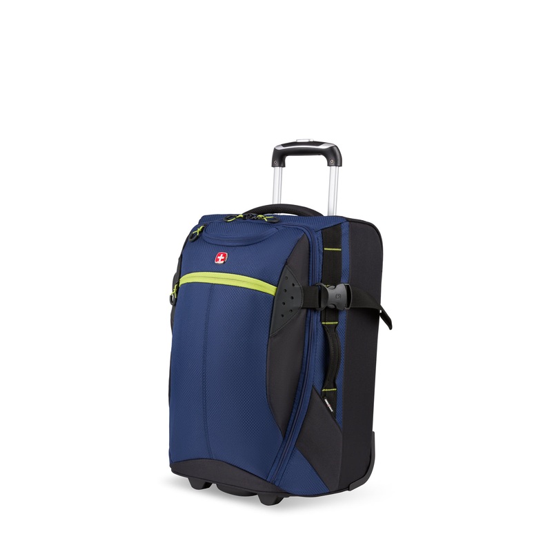 SWISSGEAR Apex Pro 20" Duffel Roller in Blue/Green