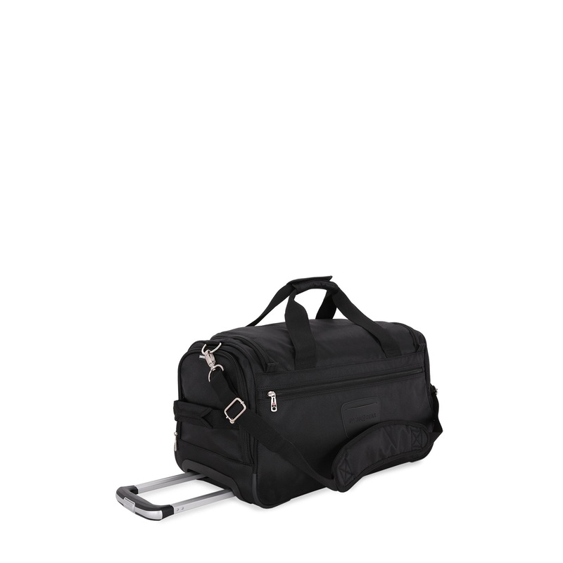 SWISSGEAR Zurich Pro 22.5" Duffel Roller in Black