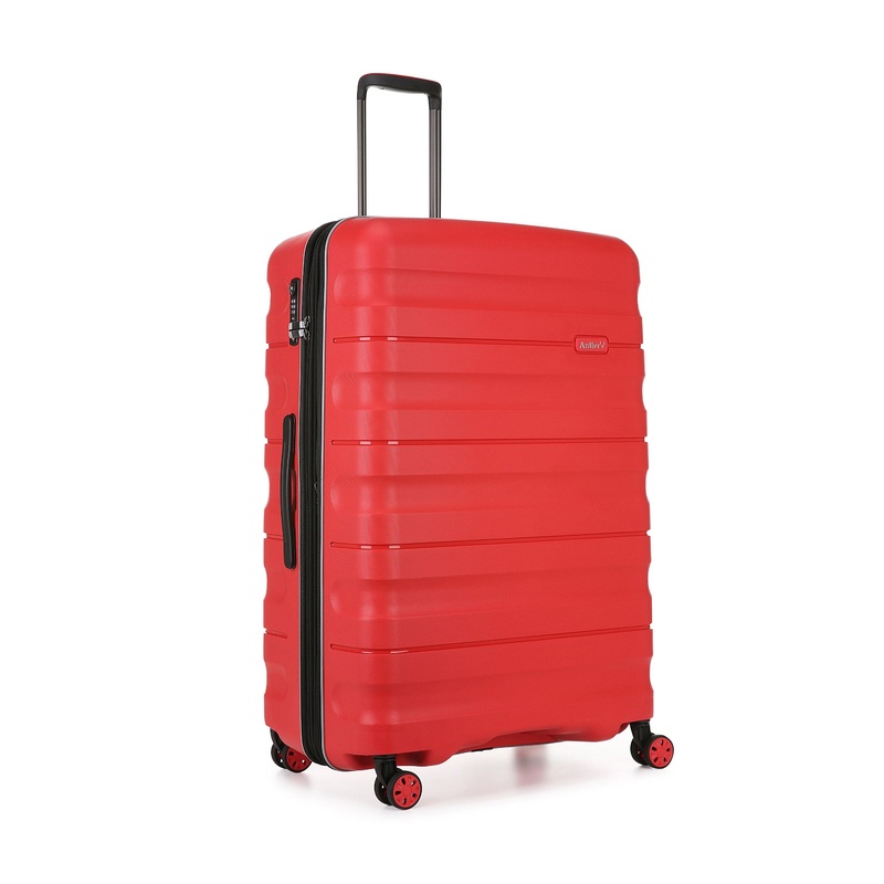 Antler  Lincoln Large 80cm Hardside 4 Wheel Suitcase  Red