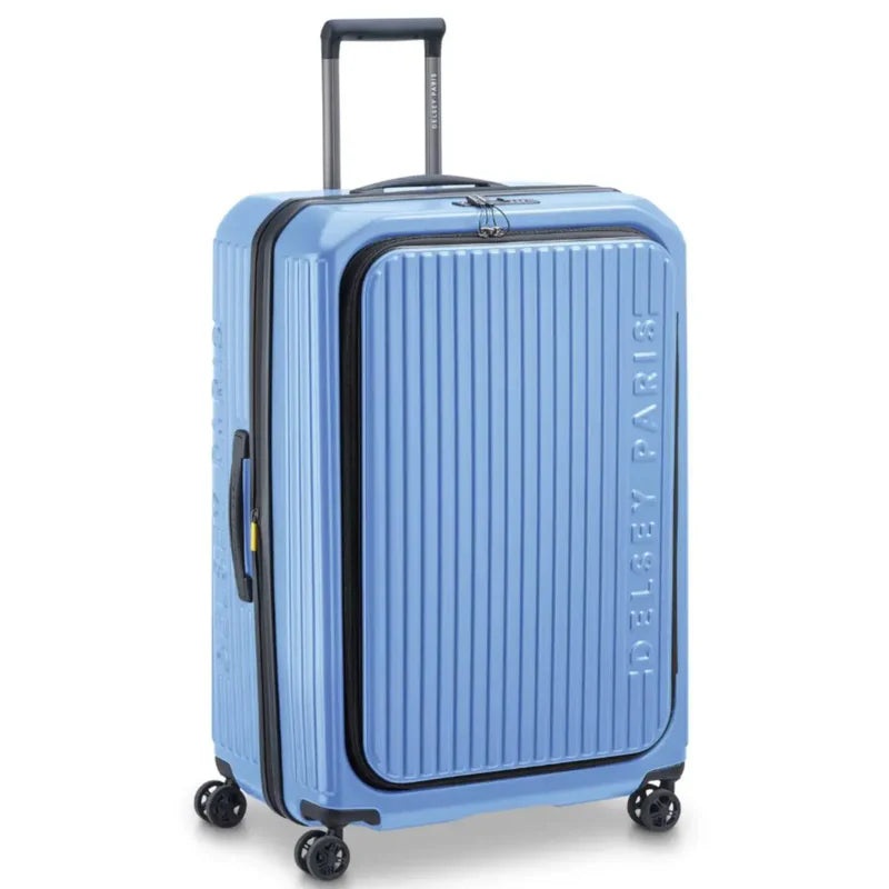 Delsey Securitime Zip 76 cm Top Opening 4-Wheel Expandable Suitcase