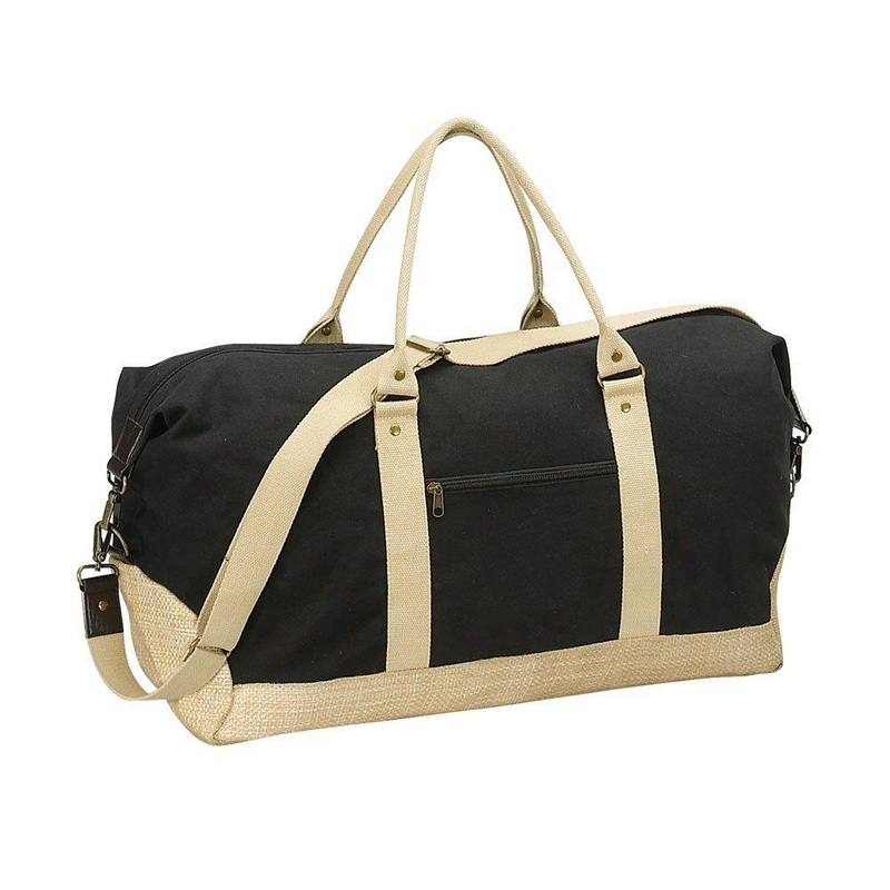 21" Cotton Canvas Travel Duffel