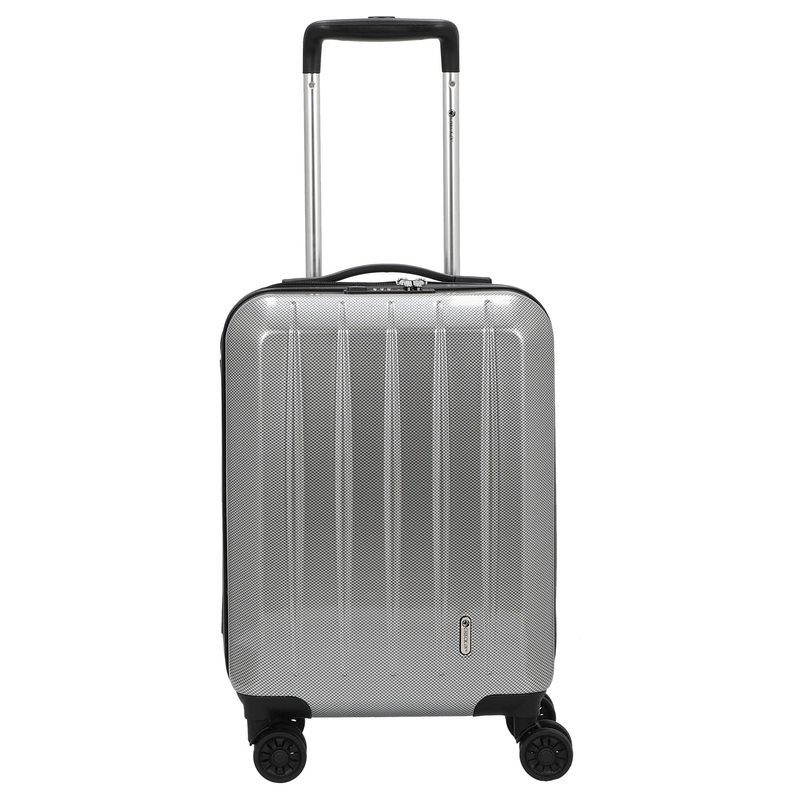 CHECK.IN London 2.0 - 4-Rollen-Trolley 50 cm (carbon silber)