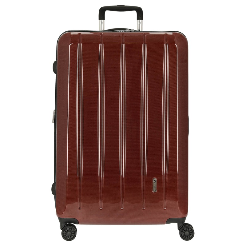 CHECK.IN London 2.0 - 4-Rollen-Trolley 75 cm (carbon rot)