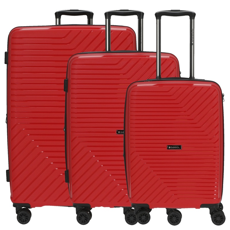 Gabol Osaka - Trolley Set 3tlg. (red)