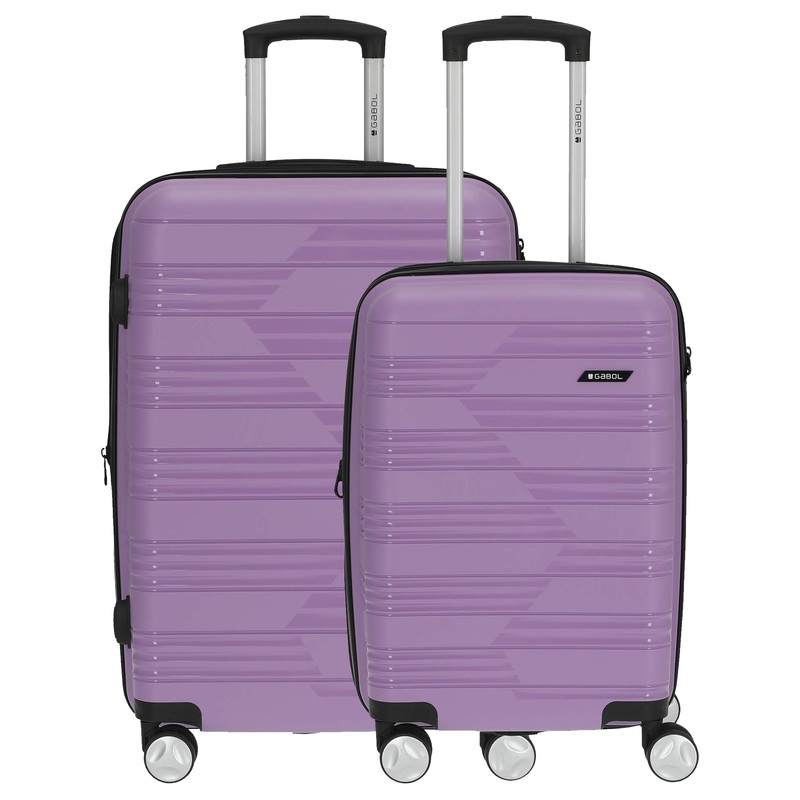 Gabol Uyiko - 4-Rollen-Trolley Set 2tlg. S/M (lila)