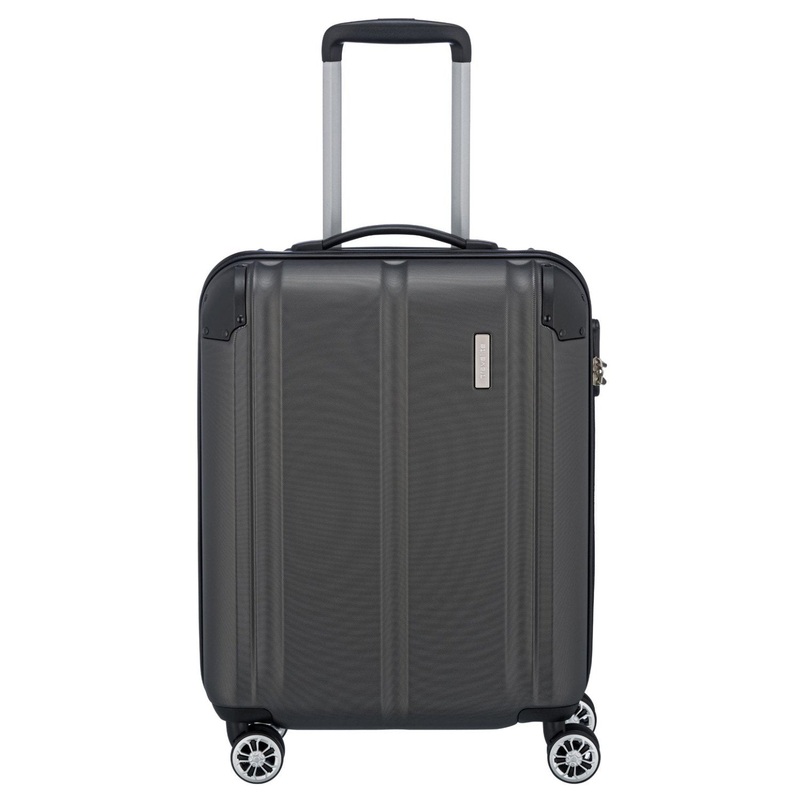 Travelite City - 4-Rollen-Kabinentrolley S 55 cm (anthracite)