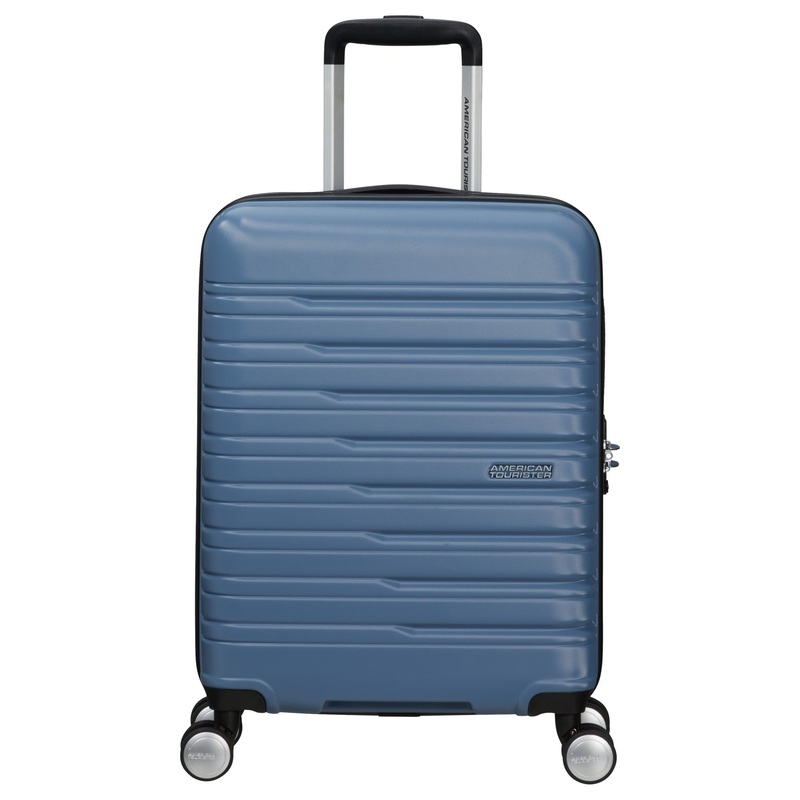 American Tourister Flashline - 4-Rollen-Kabinentrolley 55 cm (blau)