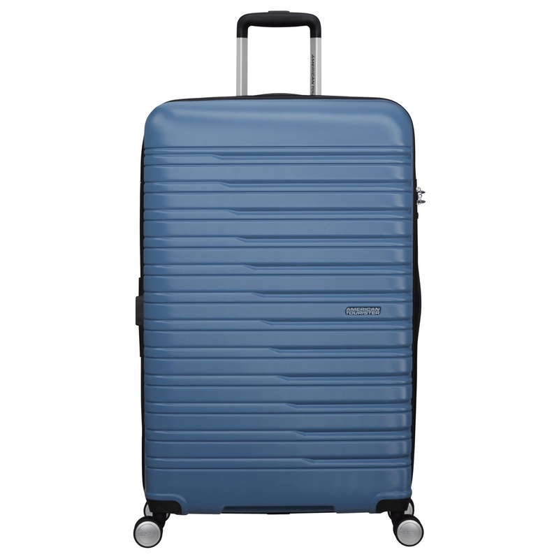 American Tourister Flashline - 4-Rollen-Trolley 78 cm erw. (blau)