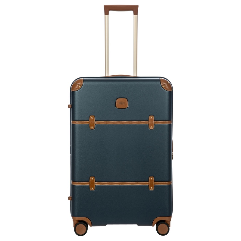 Brics Bellagio - 4-Rollen-Trolley 70.5 cm erw. recycelt (blue/tan)