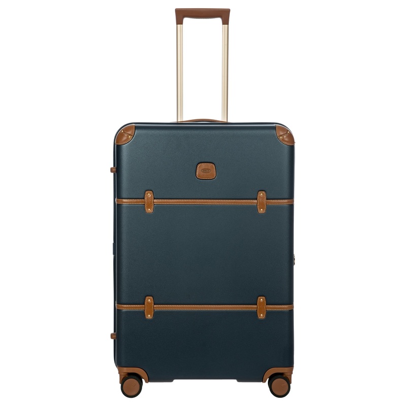 Brics Bellagio - 4-Rollen-Trolley 76 cm erw. recycelt (blue/tan)