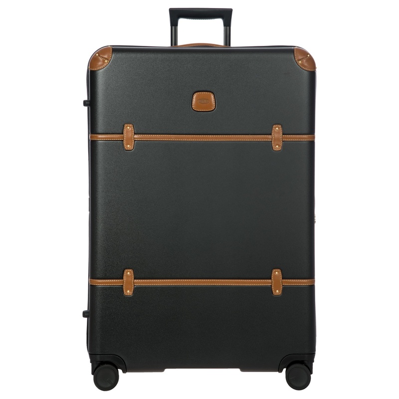 Brics Bellagio - 4-Rollen-Trolley 82 cm erw. recycelt (black/tan)