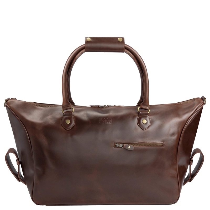Buckle & Seam Linwood Weekender - Reisetasche 50 cm Leder (brown)