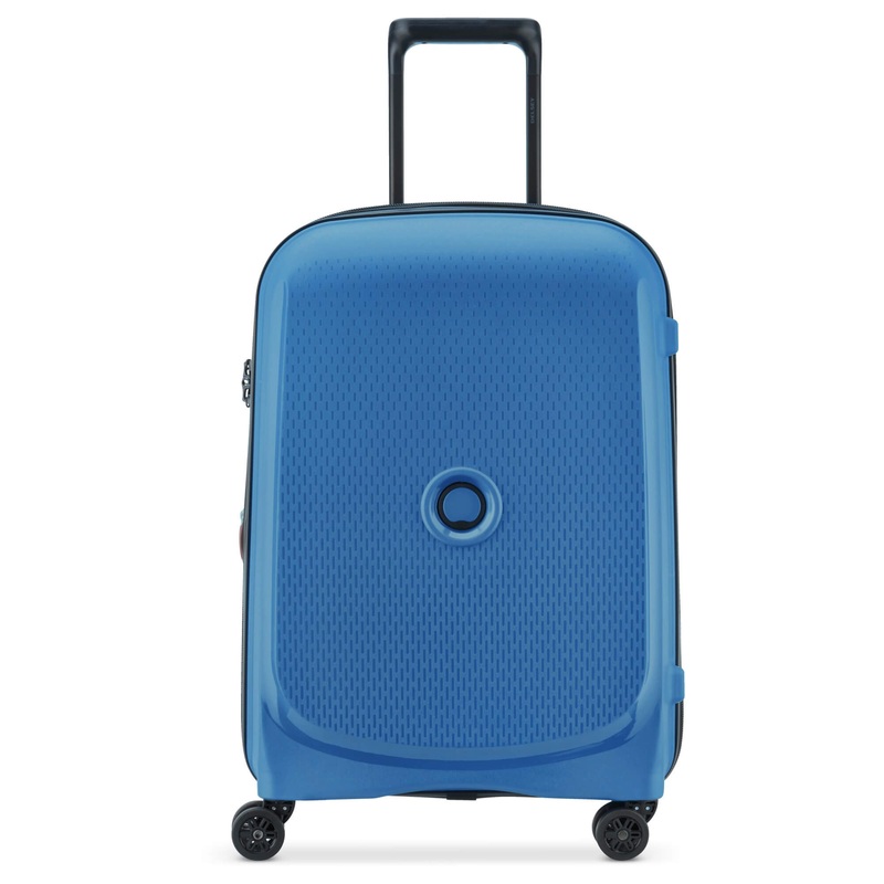 Delsey Paris Belmont Plus Slim Line - 4-Rollen-Kabinentrolley recycelt 55 cm (zink blau)