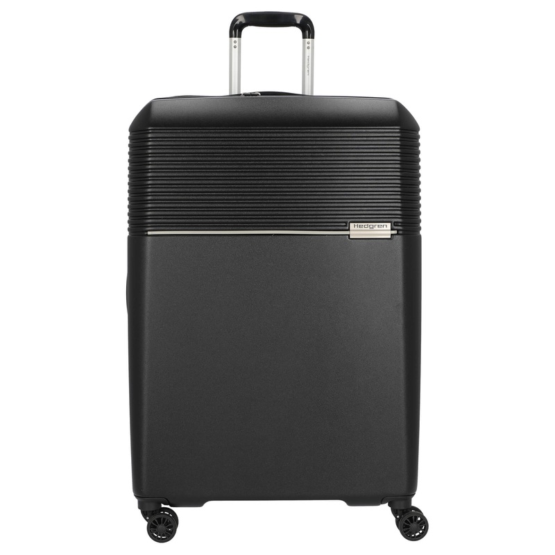 Hedgren Lineo Stripe - 4-Rollen-Trolley L 76 cm erw. (black)