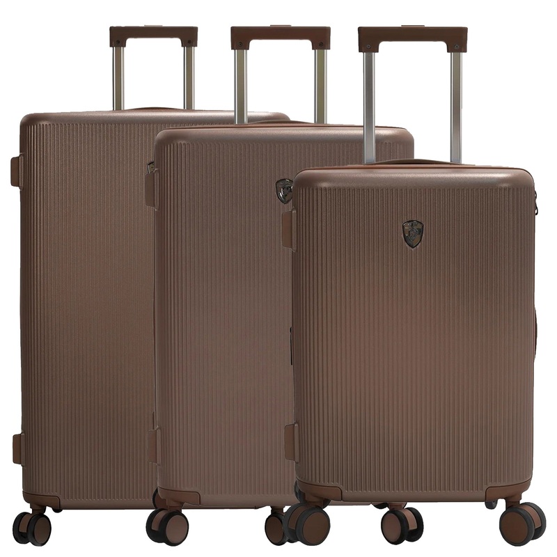Heys Earth Tones - 4-Rollen-Trolley Set 3tlg. L/M/S erw. (umber)