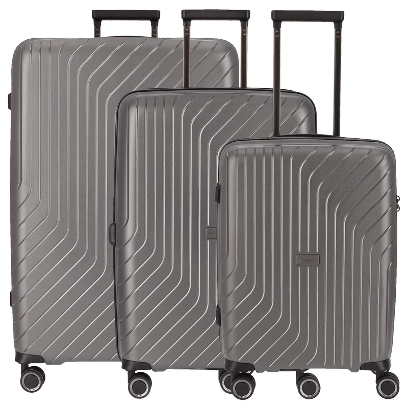 Somko Wave - 4-Rollen-Trolley Set 3tlg. (anthrazit)