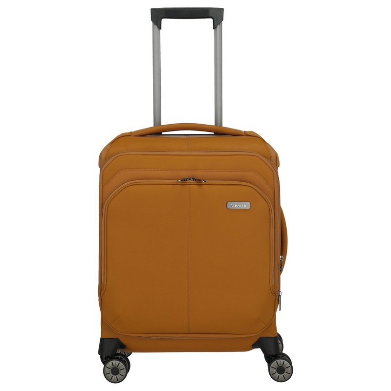 Travelite Priima - 4-Rollen-Kabinentrolley S 55 cm erw. (curry)