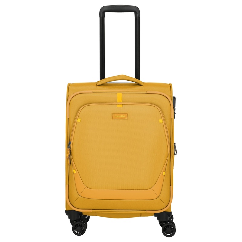 Travelite Umbria - 4-Rollen-Kabinentrolley S 55 cm erw. (golden glow)