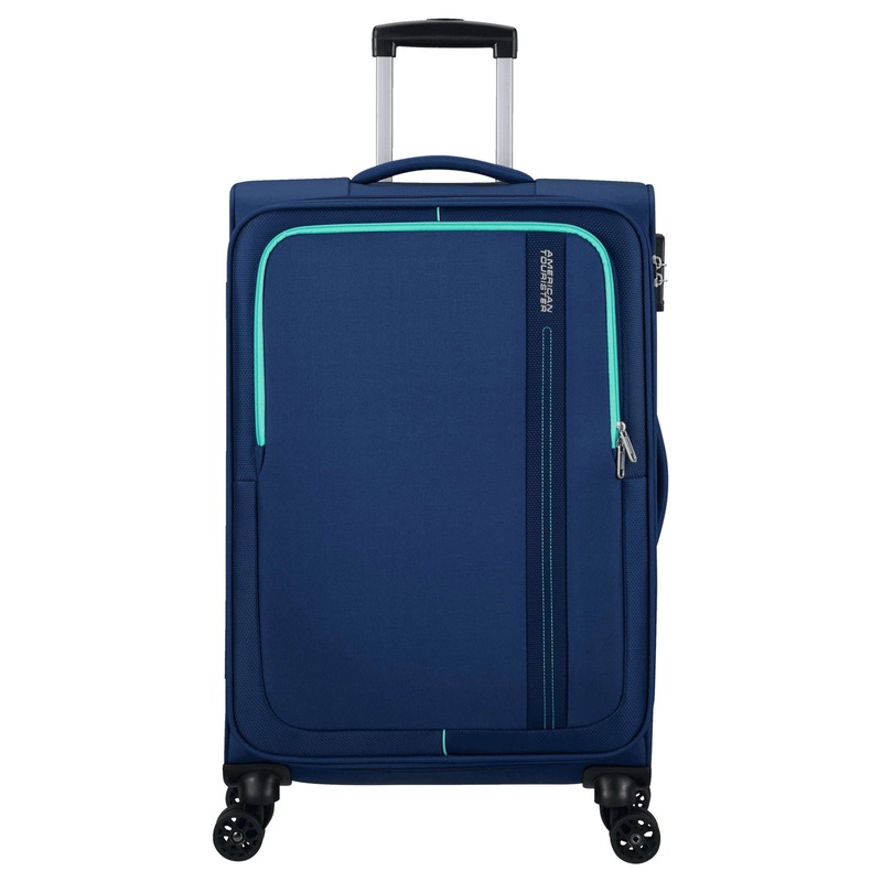 American Tourister Sea Seeker - 4-Rollen-Trolley 68 cm (blau)