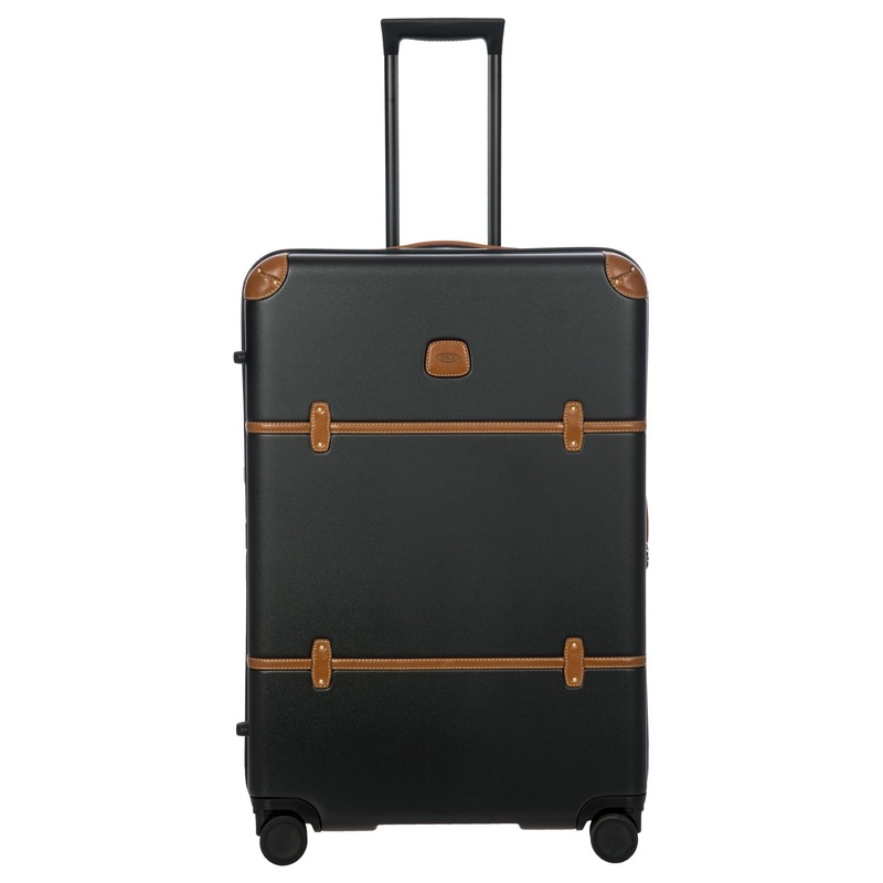 Brics Bellagio - 4-Rollen-Trolley 76 cm erw. recycelt (black/tan)