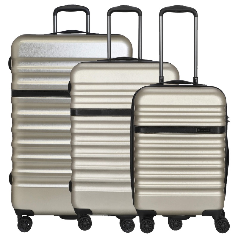 bugatti Corium - 4-Rollen-Trolley Set 3tlg. (gold)