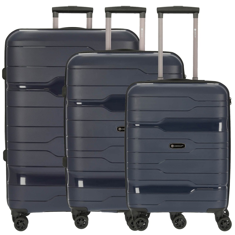 CHECK.IN Memphis Trolley-Set 3tlg. (blau)