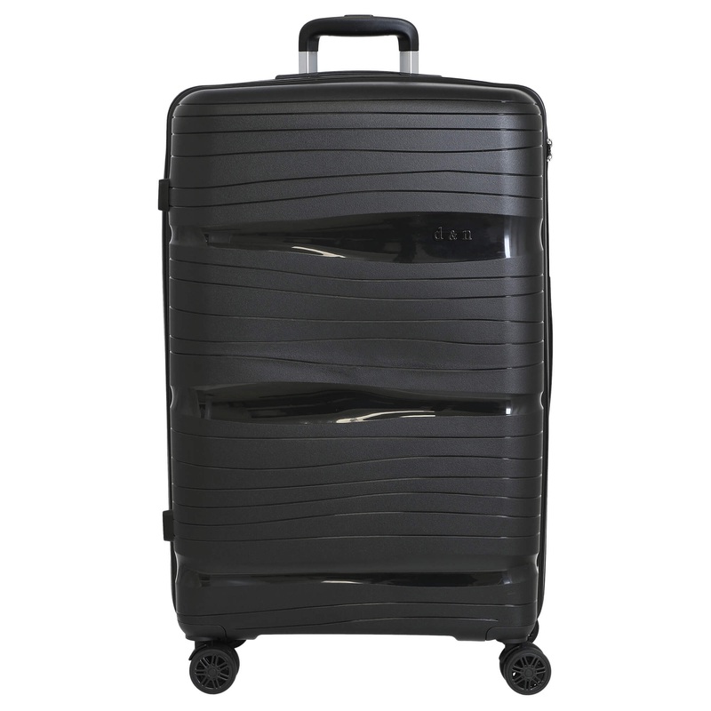 D&N Travel Line 4300 - 4-Rollen-Trolley L 76 cm (black)