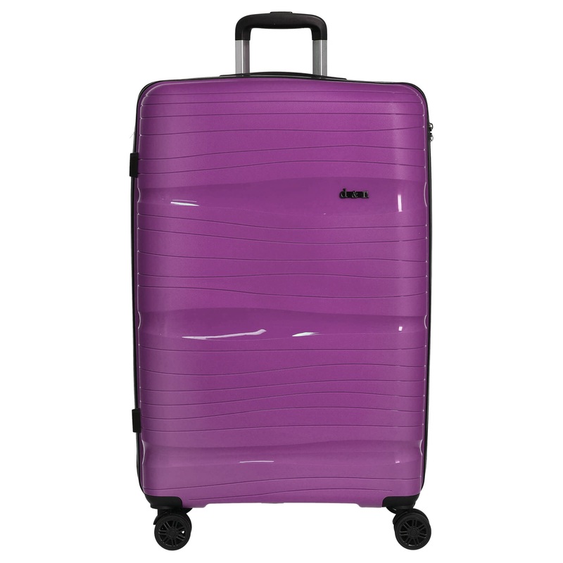 D&N Travel Line 4300 - 4-Rollen-Trolley L 76 cm (purple)