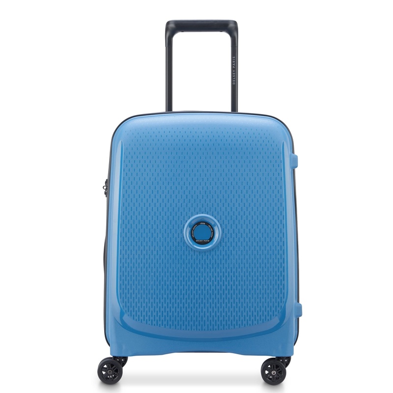 Delsey Paris Belmont Plus Slim Line - 4-Rollen-Kabinentrolley 55 cm (zink blau)