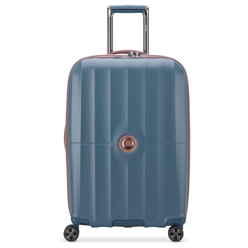 Delsey Paris Carrousel - 4-Rollen-Trolley 67 cm erw. (meerblau)