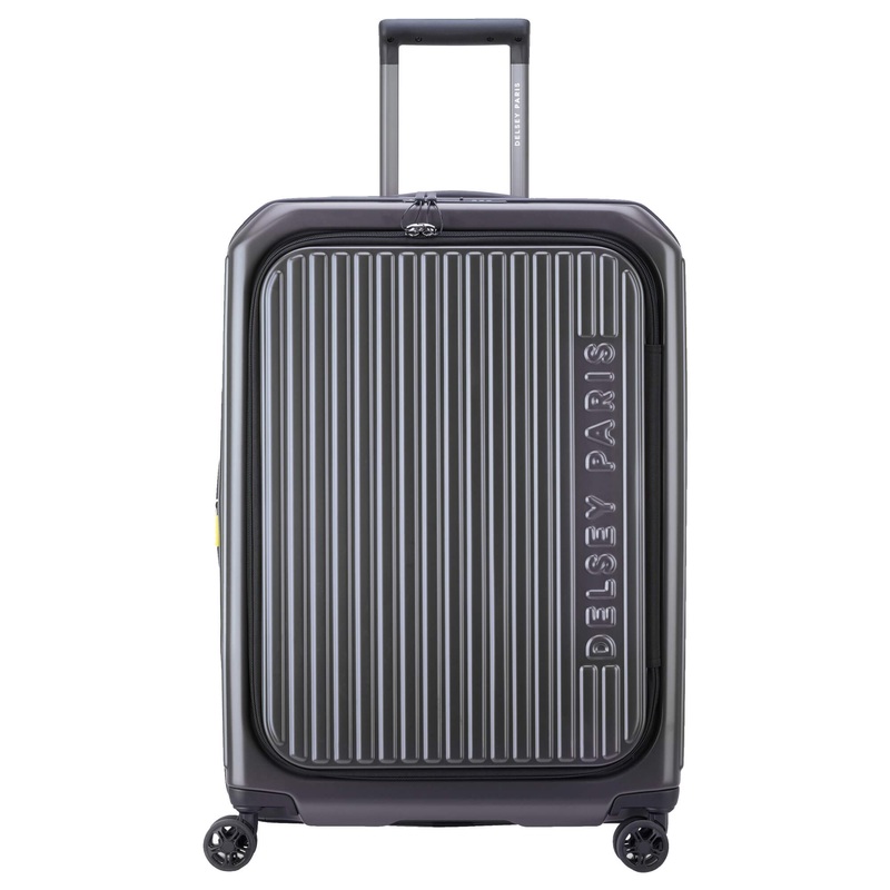 Delsey Paris Securitime - 4-Rollen-Trolley M 66 cm erw. (anthrazit)