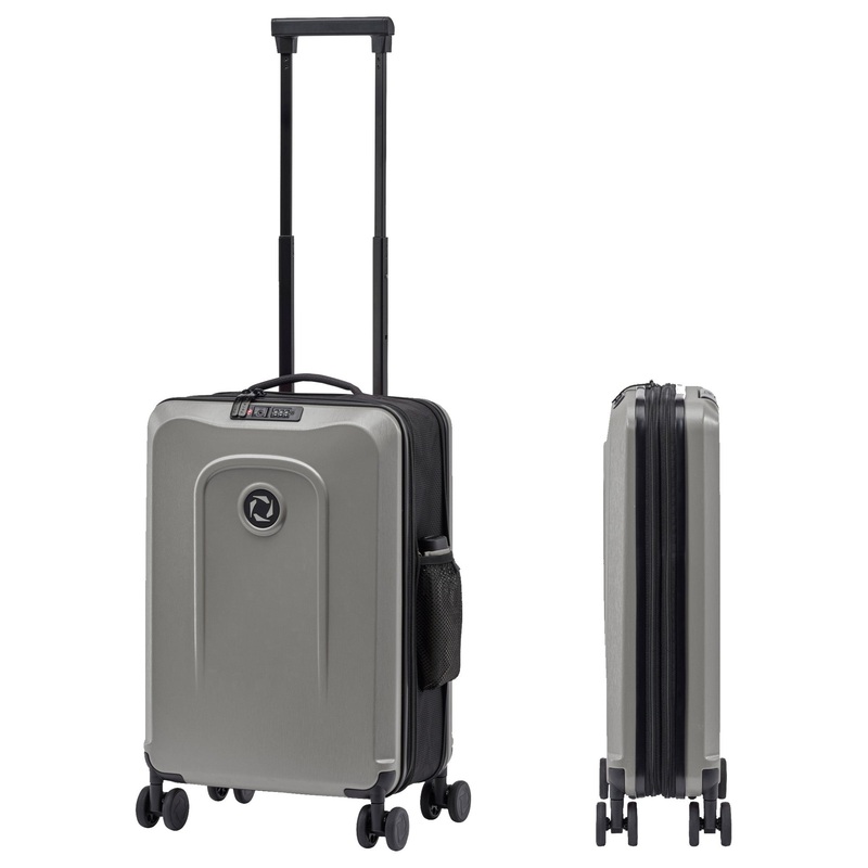 senz Foldaway - 4-Rollen-Kabinentrolley S 55 cm (faltbar) (silk grey)