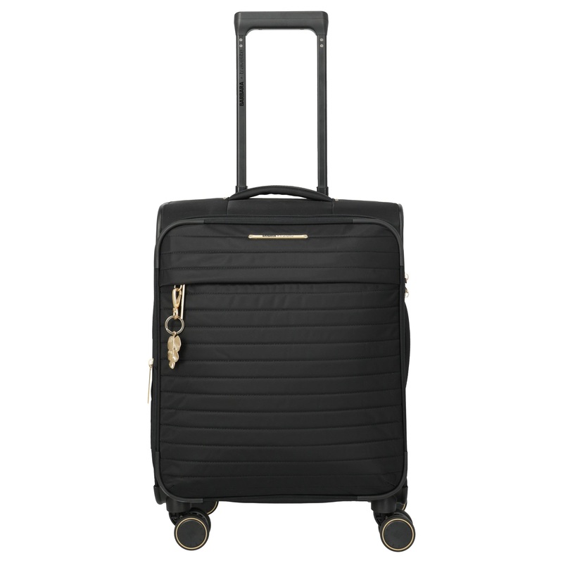 Travelite BARBARA Stepp - 4-Rollen-Trolley S 55 cm erw. (schwarz, 55 cm)