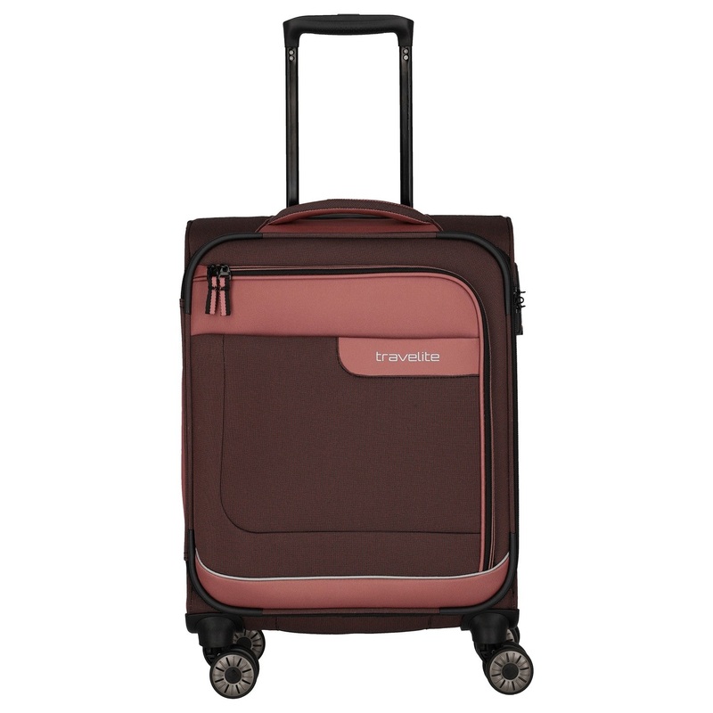 Travelite Viia - 4-Rollen-Kabinentrolley S 55 cm (Frhlingsrose)