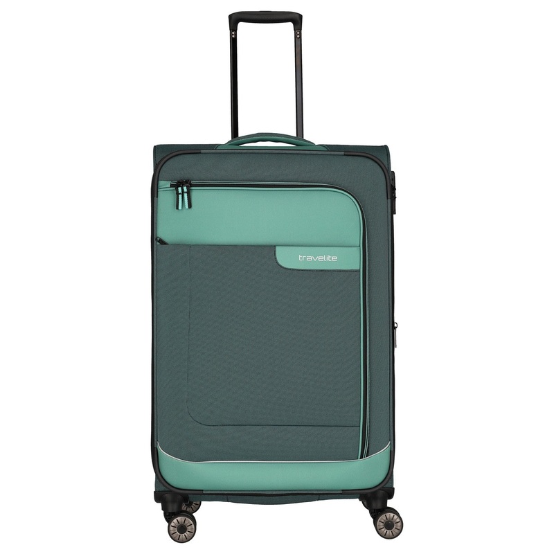 Travelite Viia - 4-Rollen-Trolley L 77 cm erw. (Eukalyptus)
